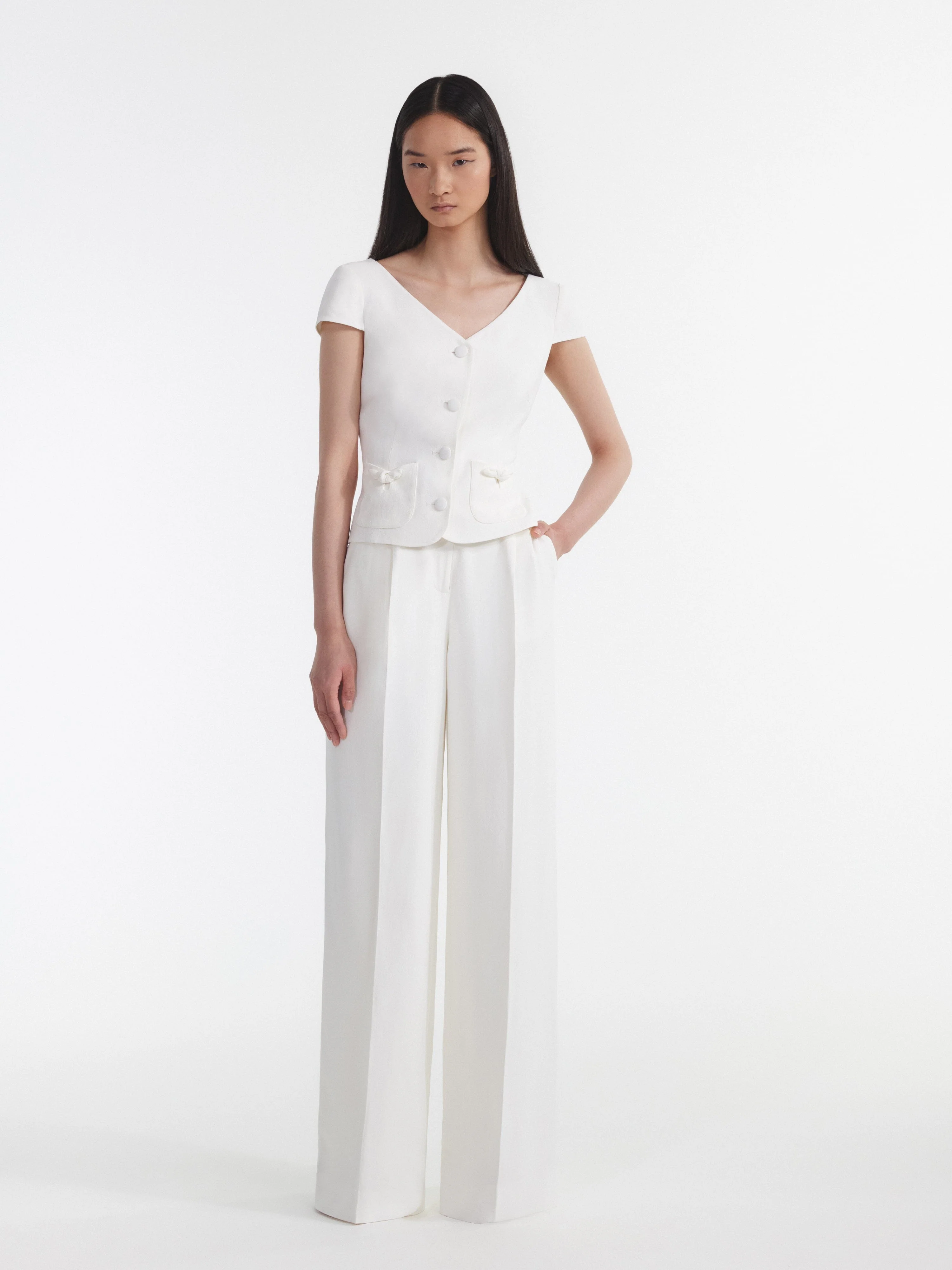 Alma Jacket in Ivory - Image 3