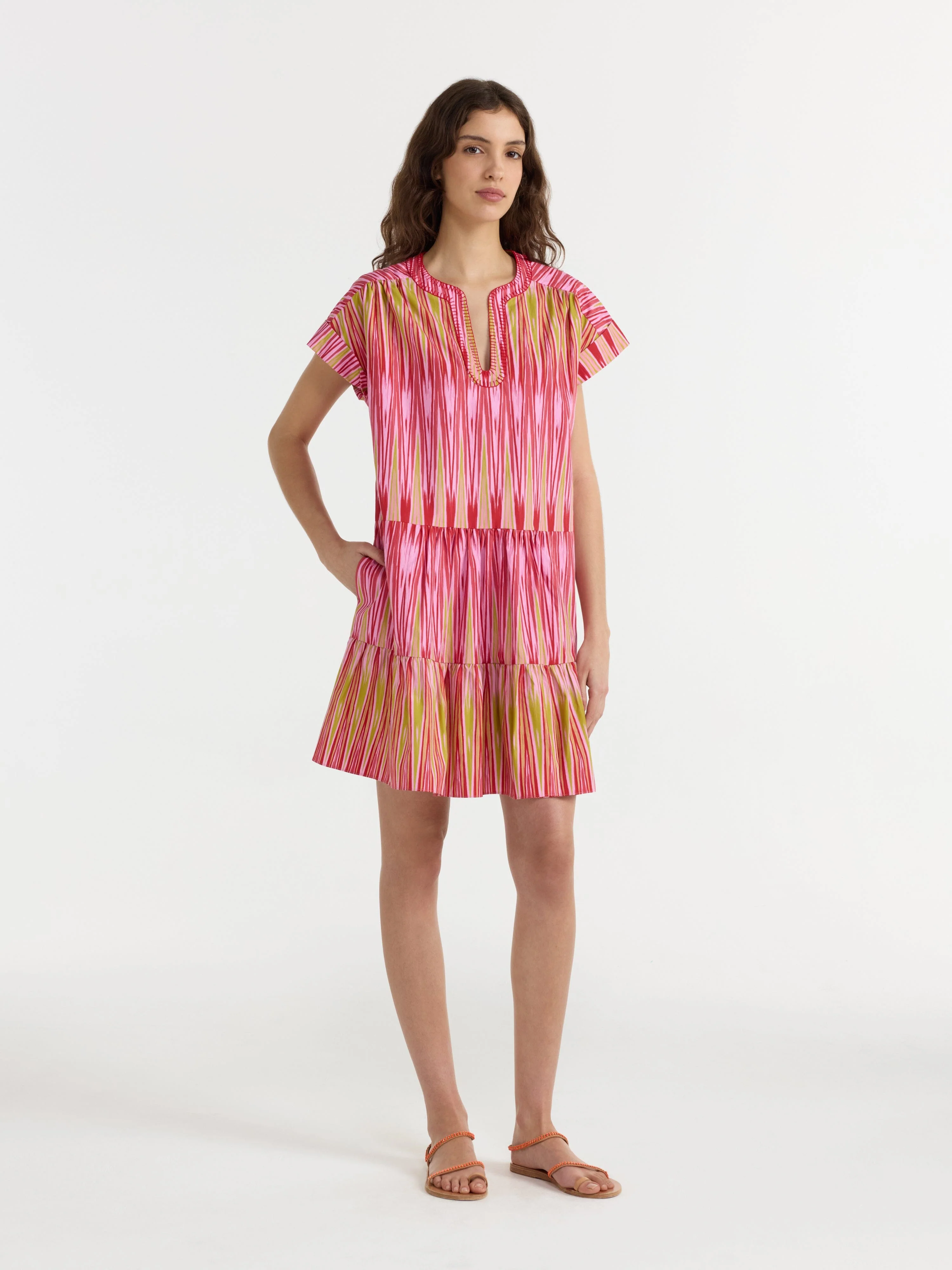 Ashley B Dress in Uzbek Strawberry - Image 3
