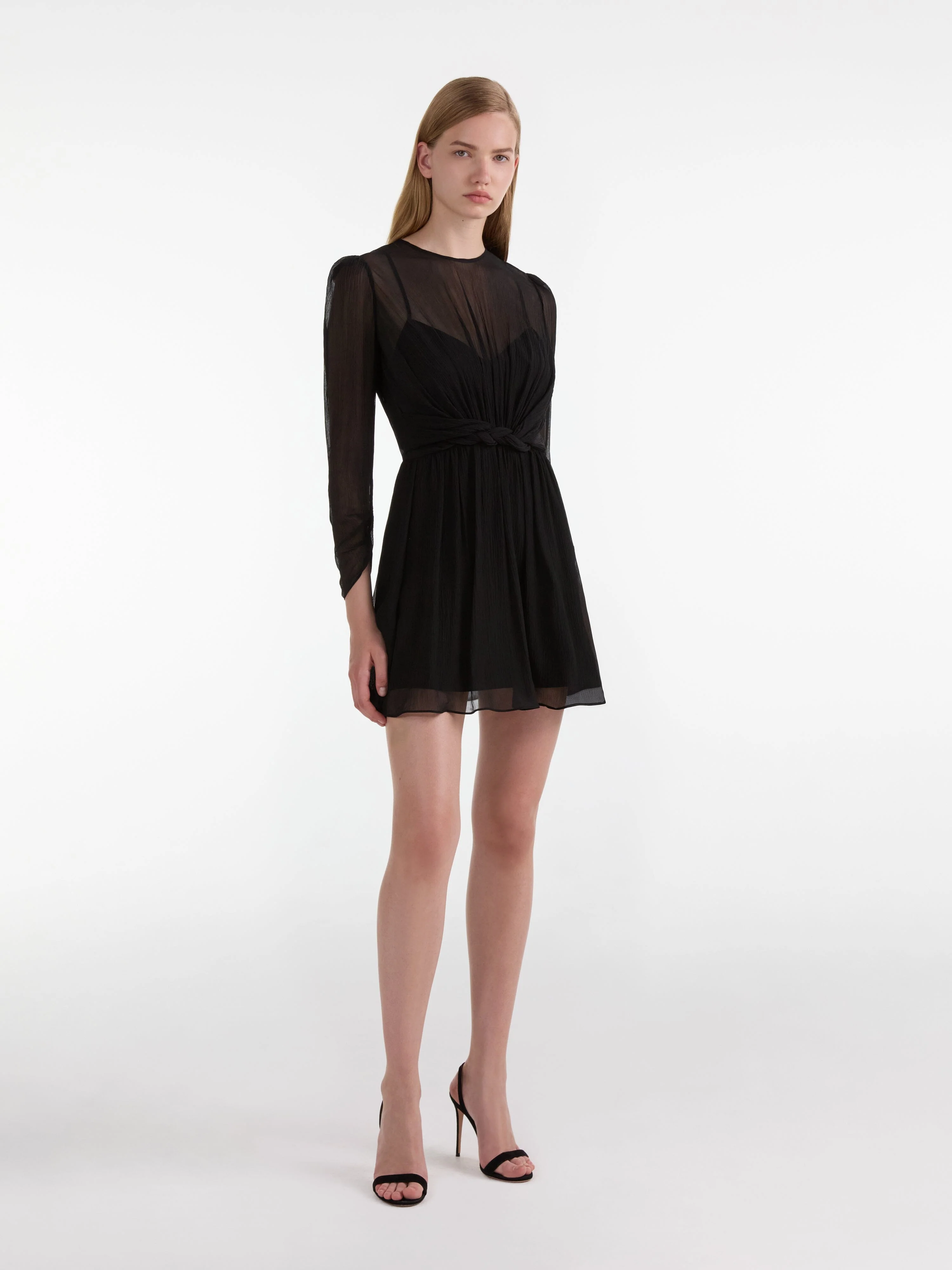 Blythe B Mini Dress in Black - Image 3