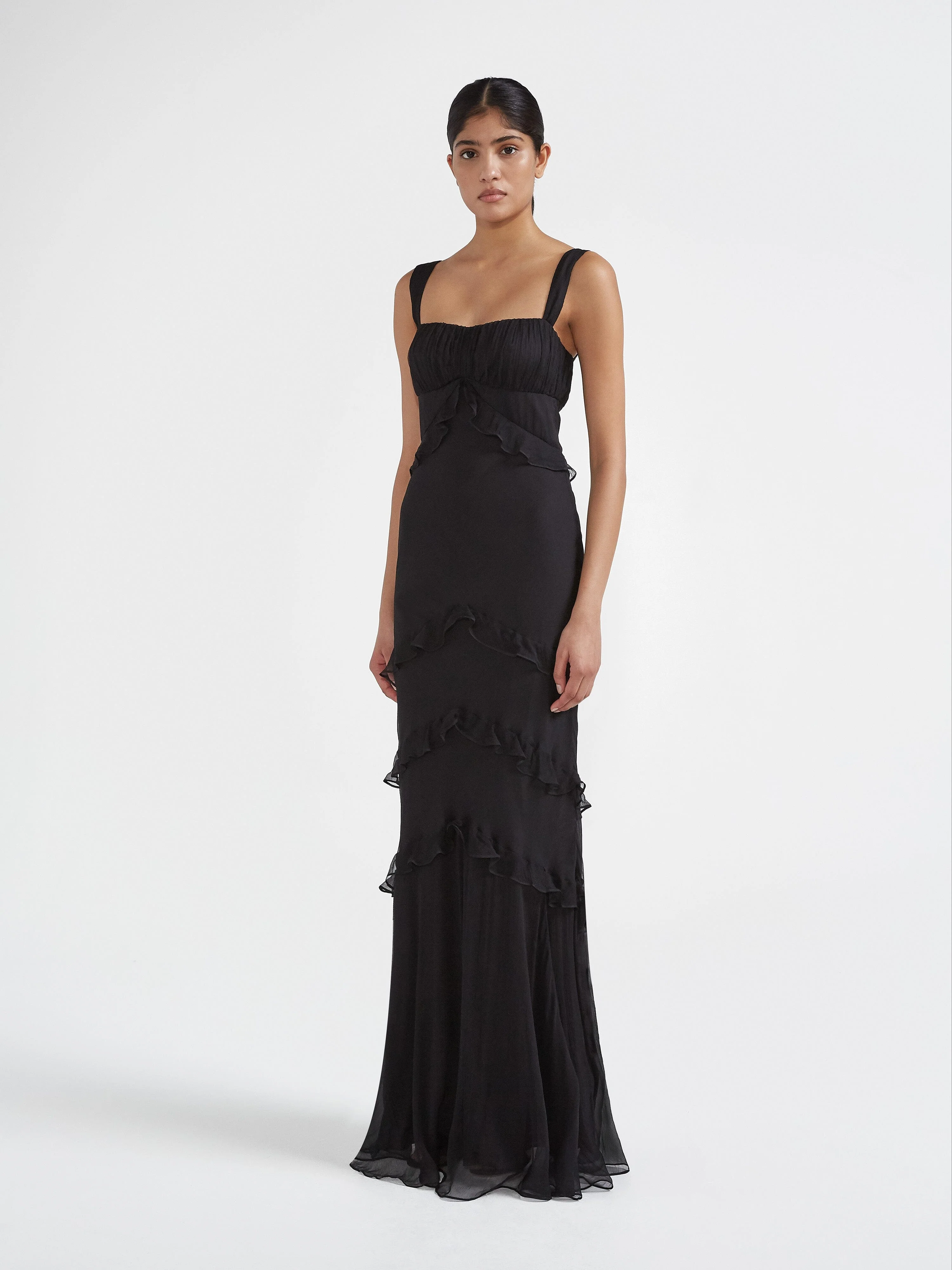 Chandra Dress in Black - Image 3