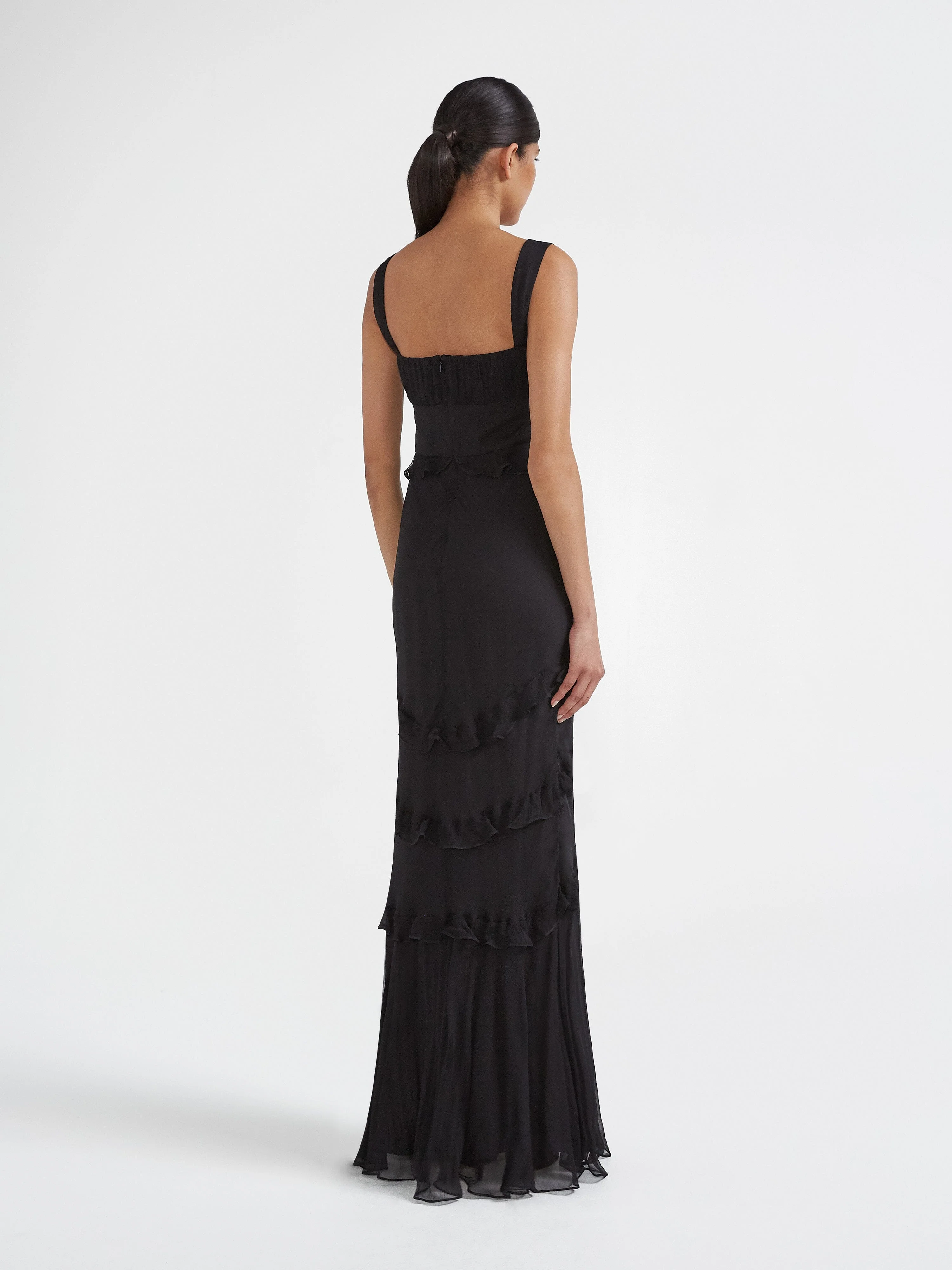 Chandra Dress in Black - Image 4