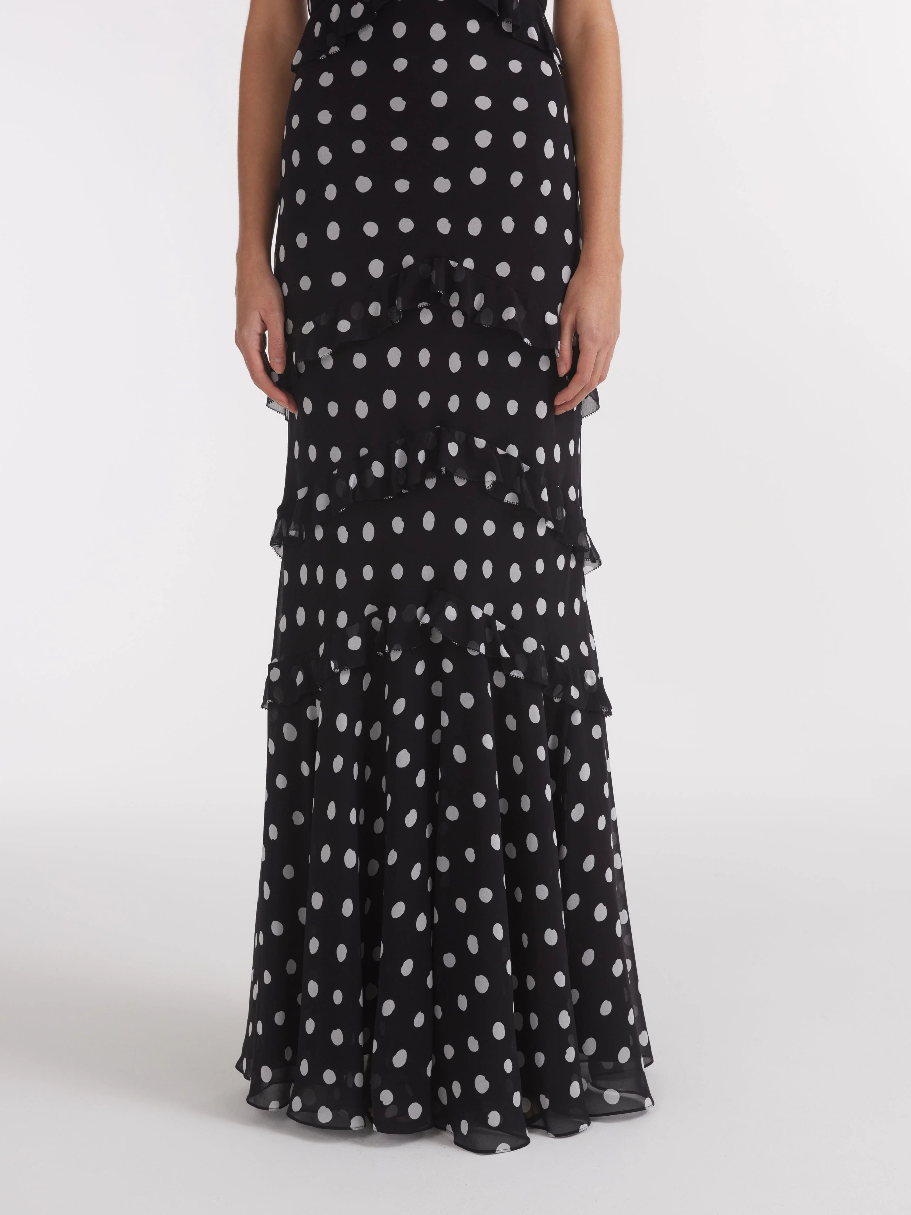 Chandra Dress in Mono Dot - Image 6