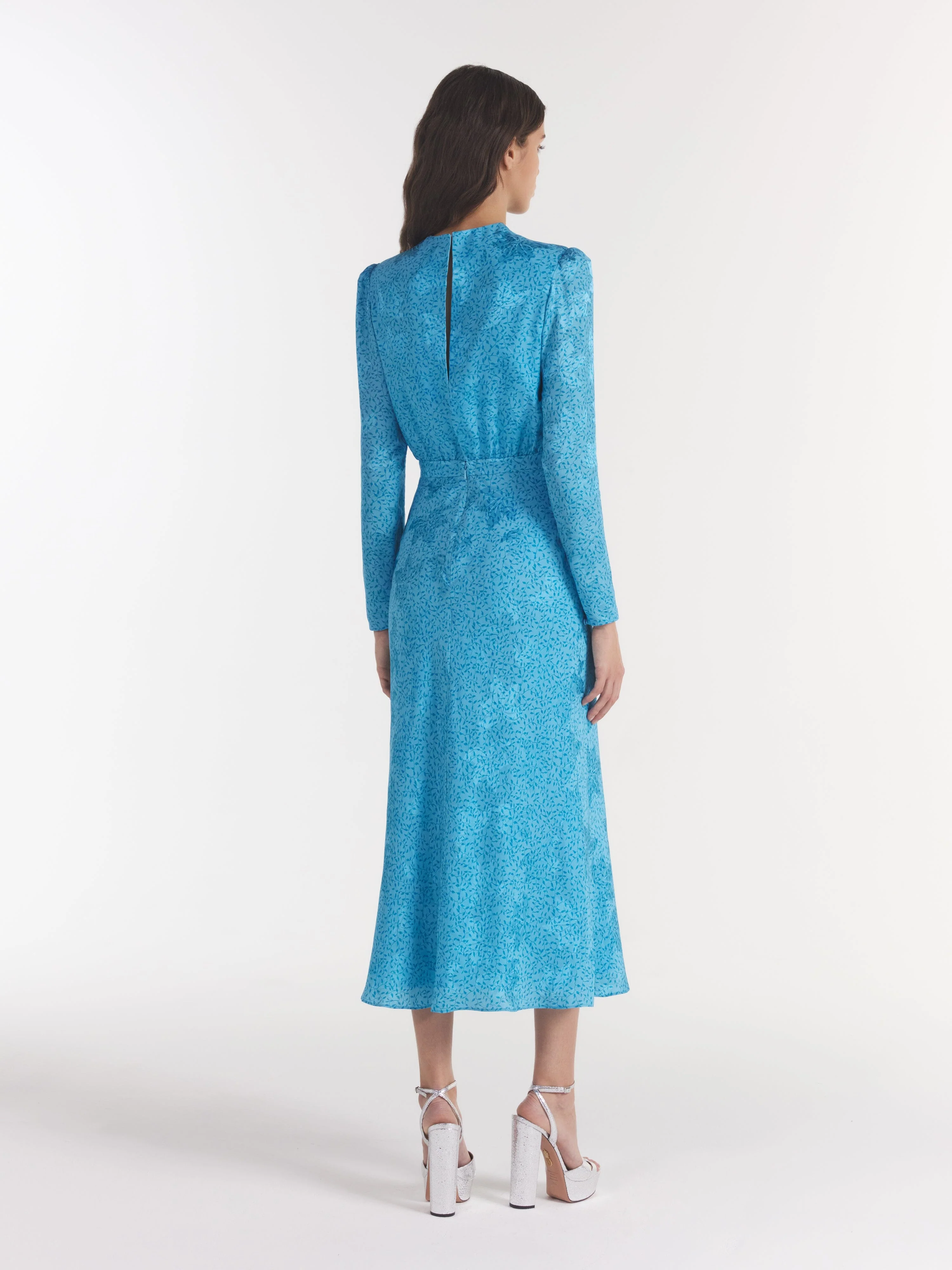 Claudia Midi Dress in Ambra Sky - Image 4