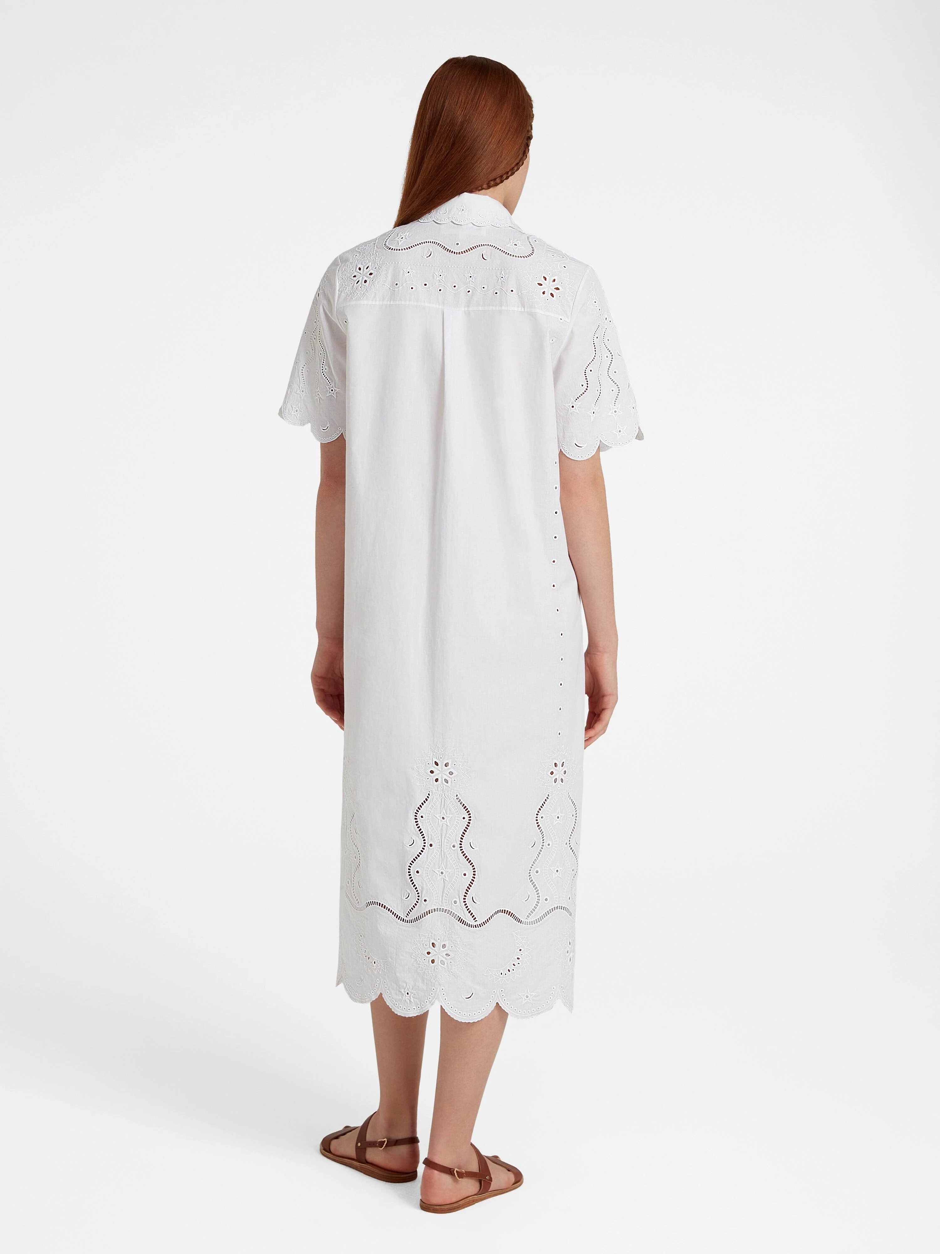 Venyx Dree B Dress White Astro Broderie - Image 3