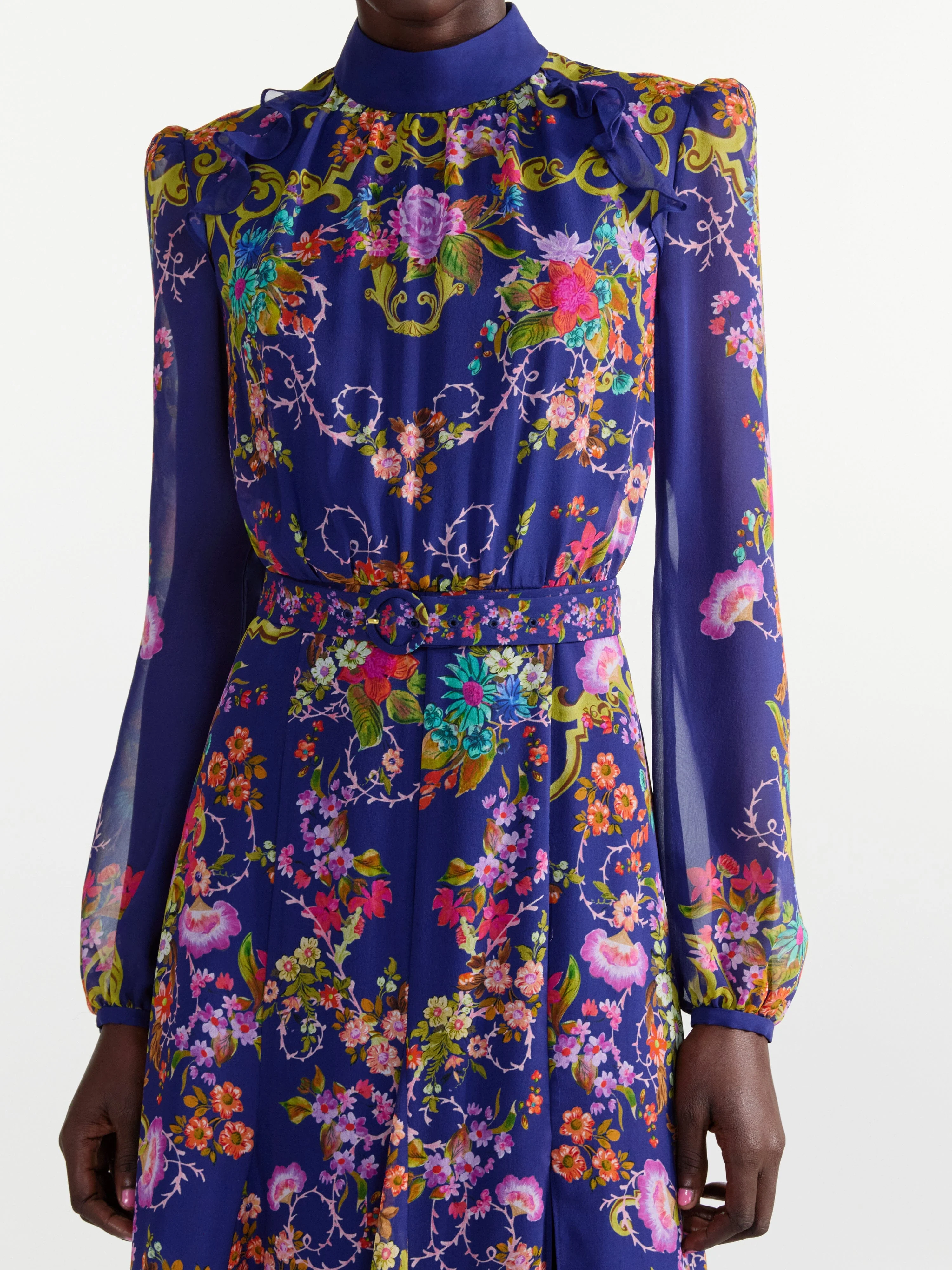 Jacqui B Dress in Nerine Navy - Image 5