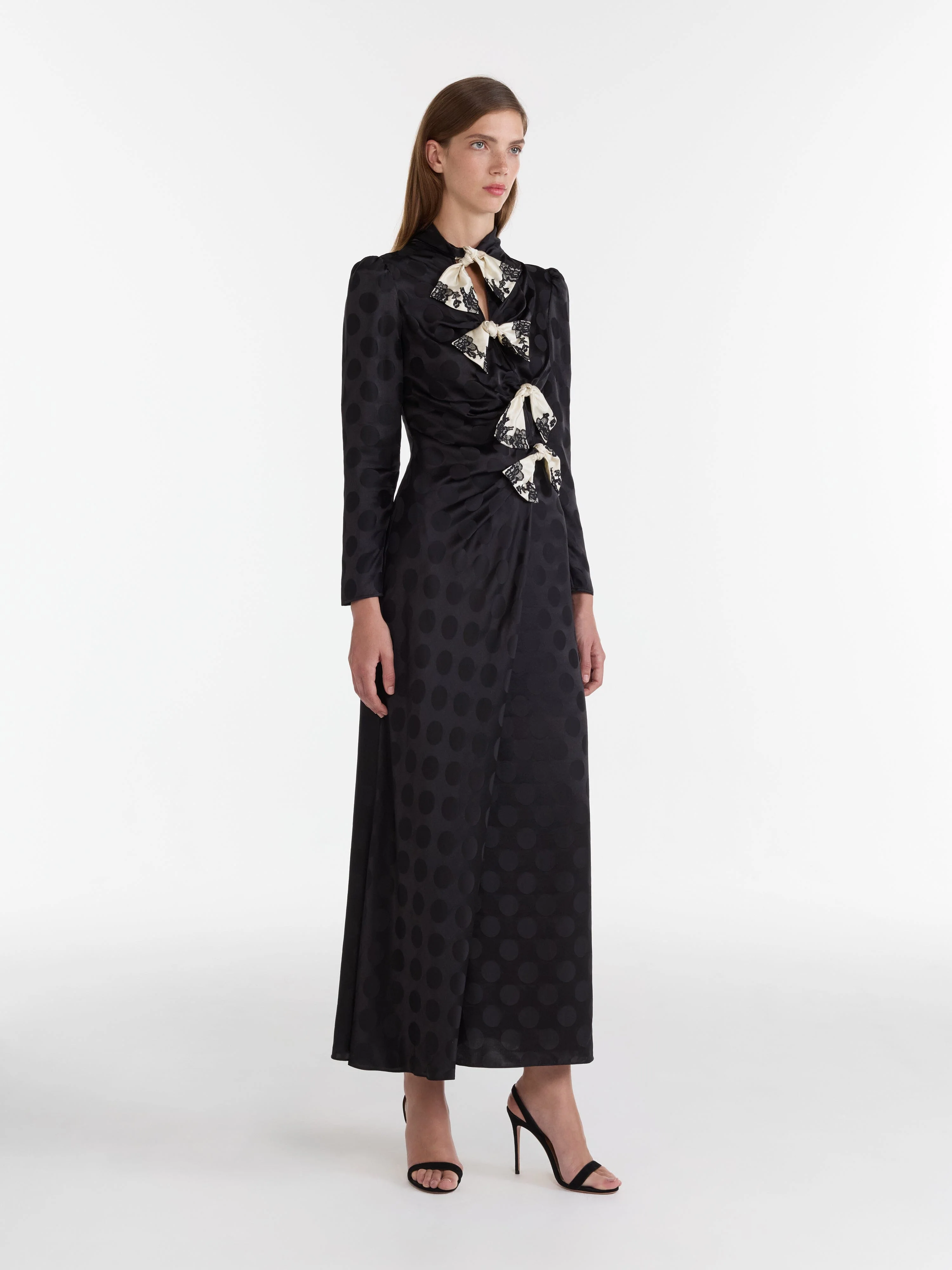 Kelly B Dress in Black Cascade Lace - Image 3