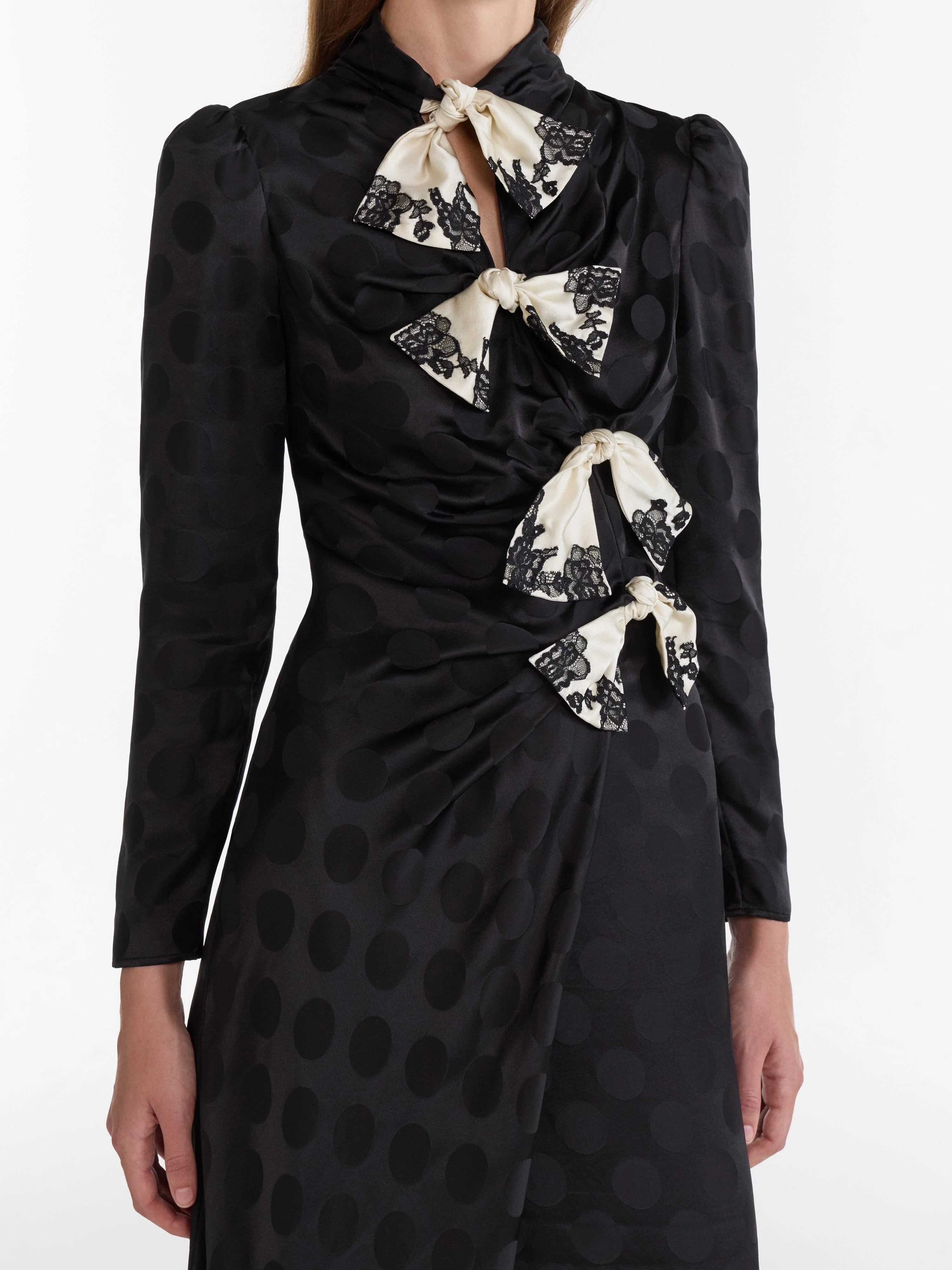 Kelly B Dress in Black Cascade Lace - Image 5