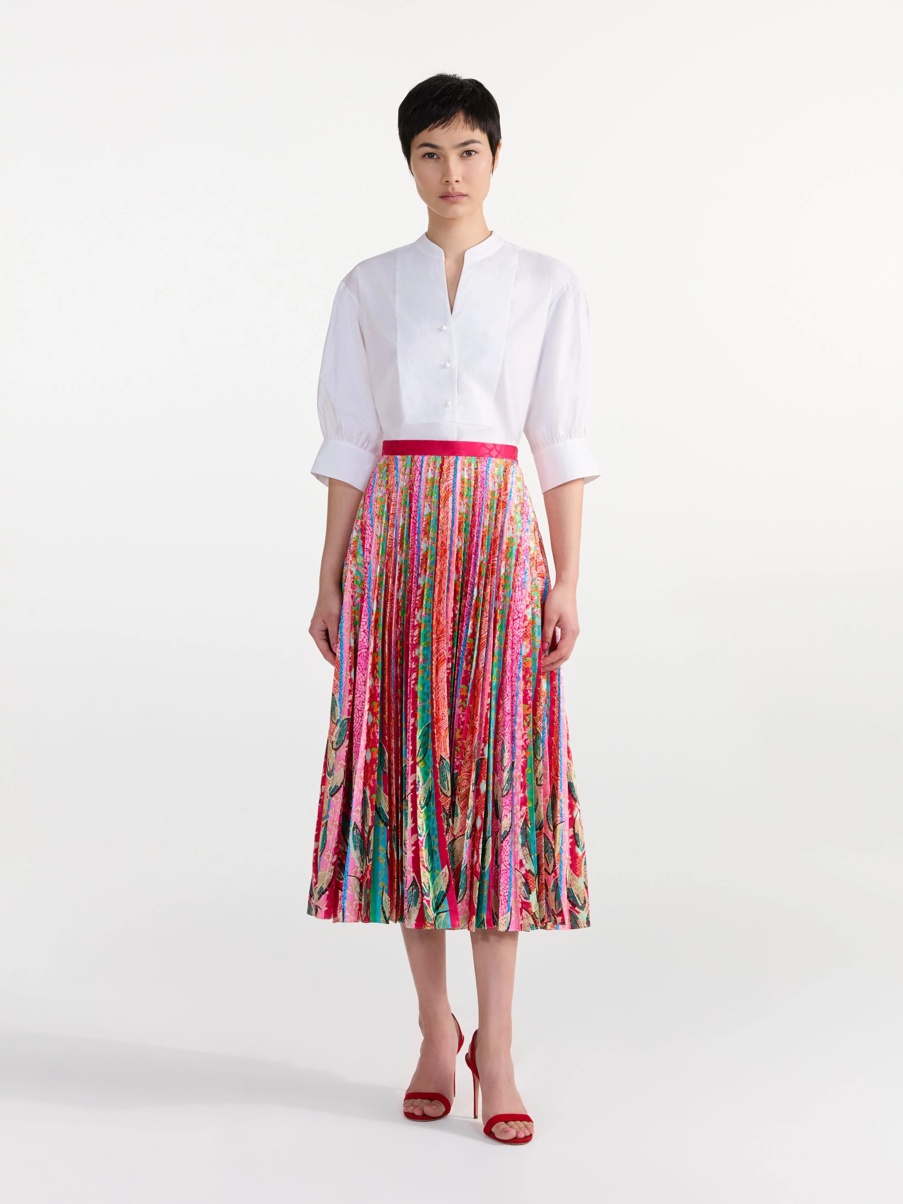 Kim Skirt in Mosaic Stripe - Image 3