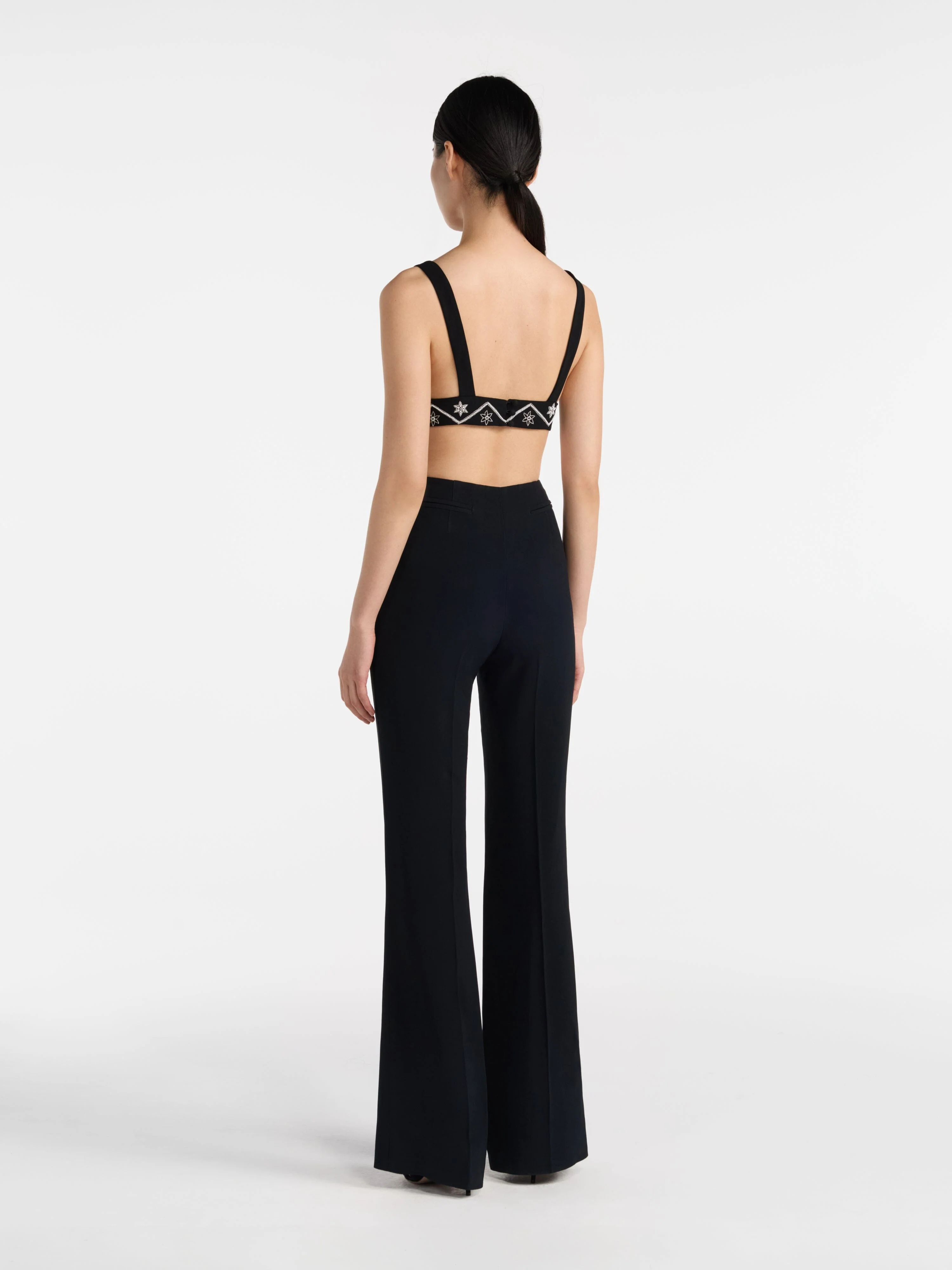 Lilah Choli in Black with Astro Embroidery - Image 4