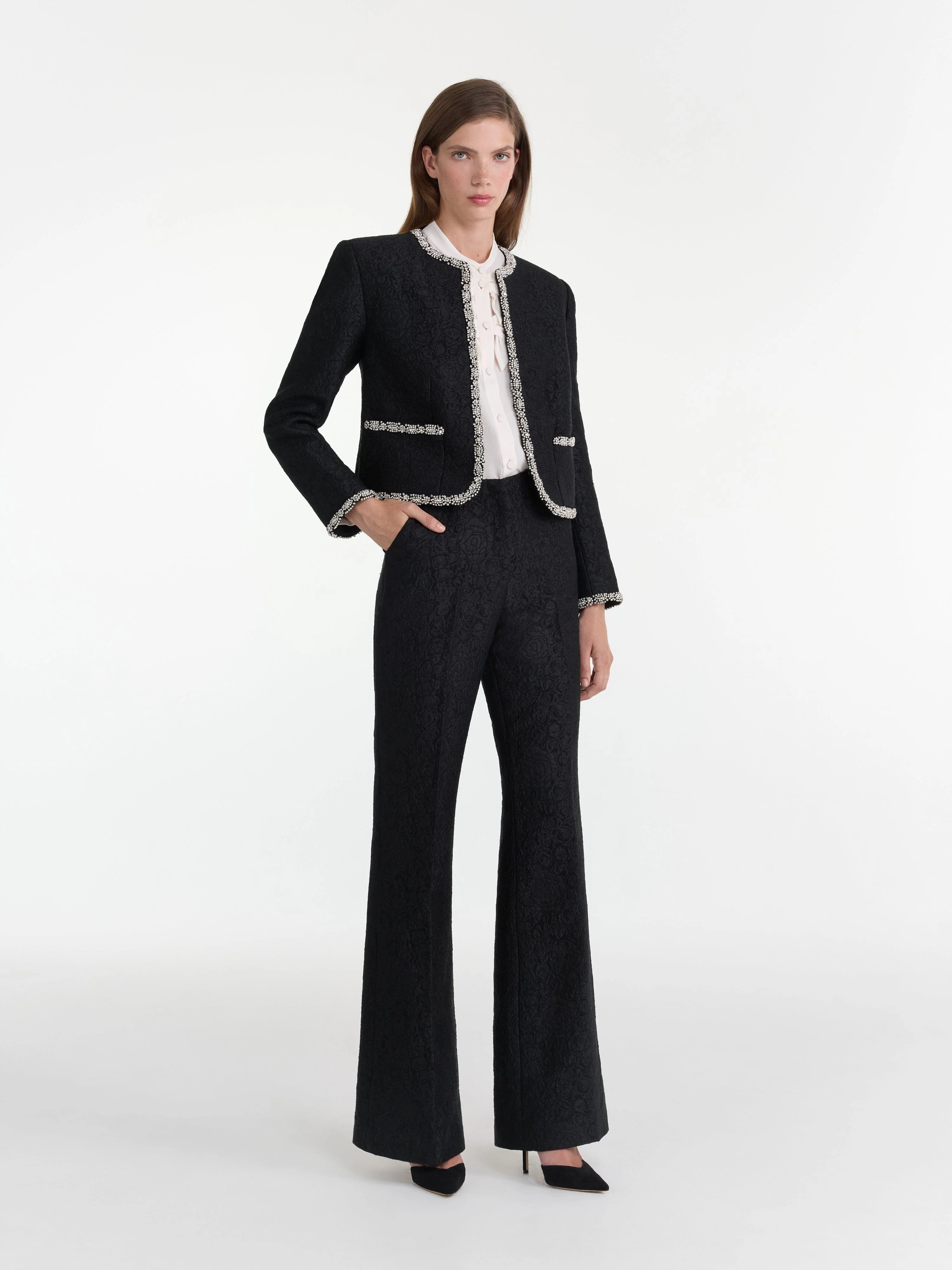 Luma Jacket in Noir Rose Crystal - Image 3
