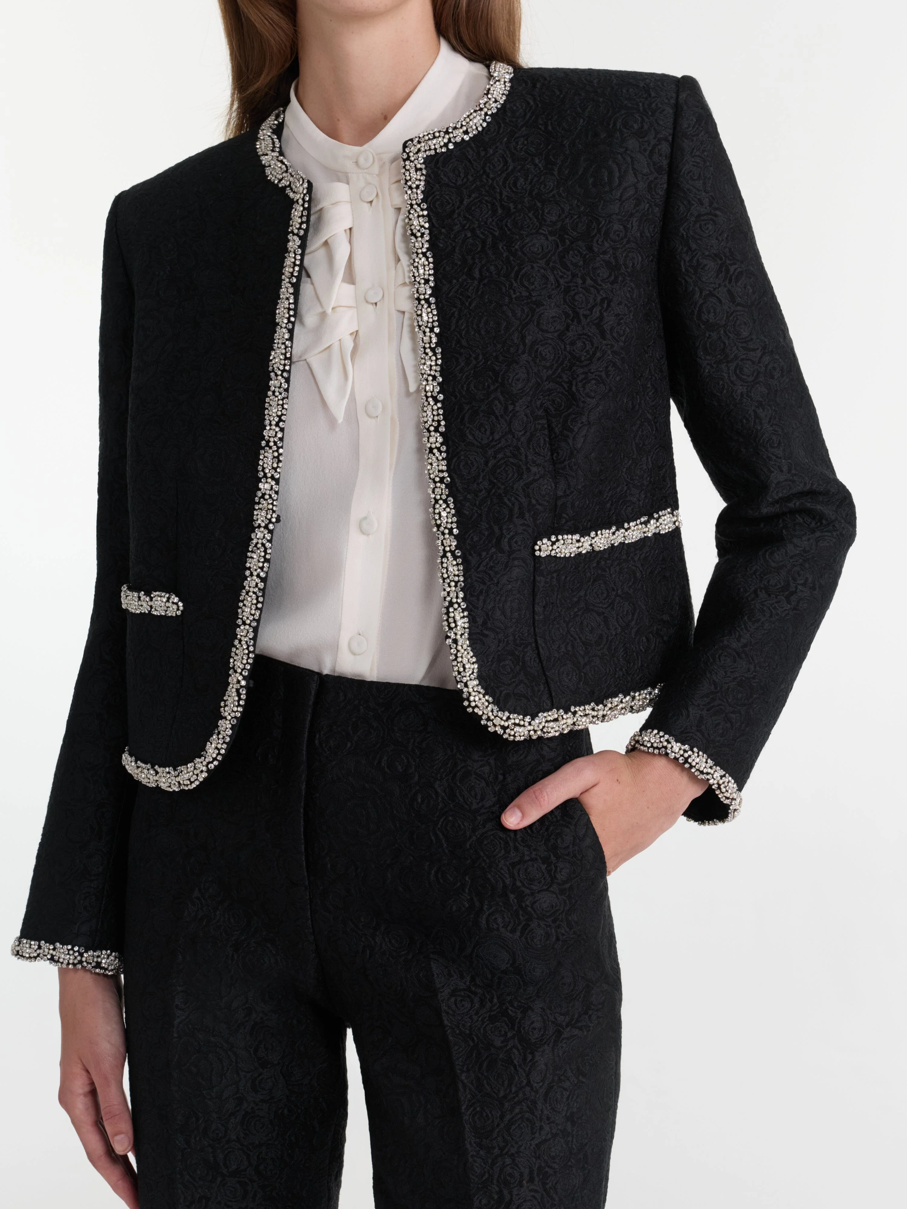 Luma Jacket in Noir Rose Crystal - Image 5