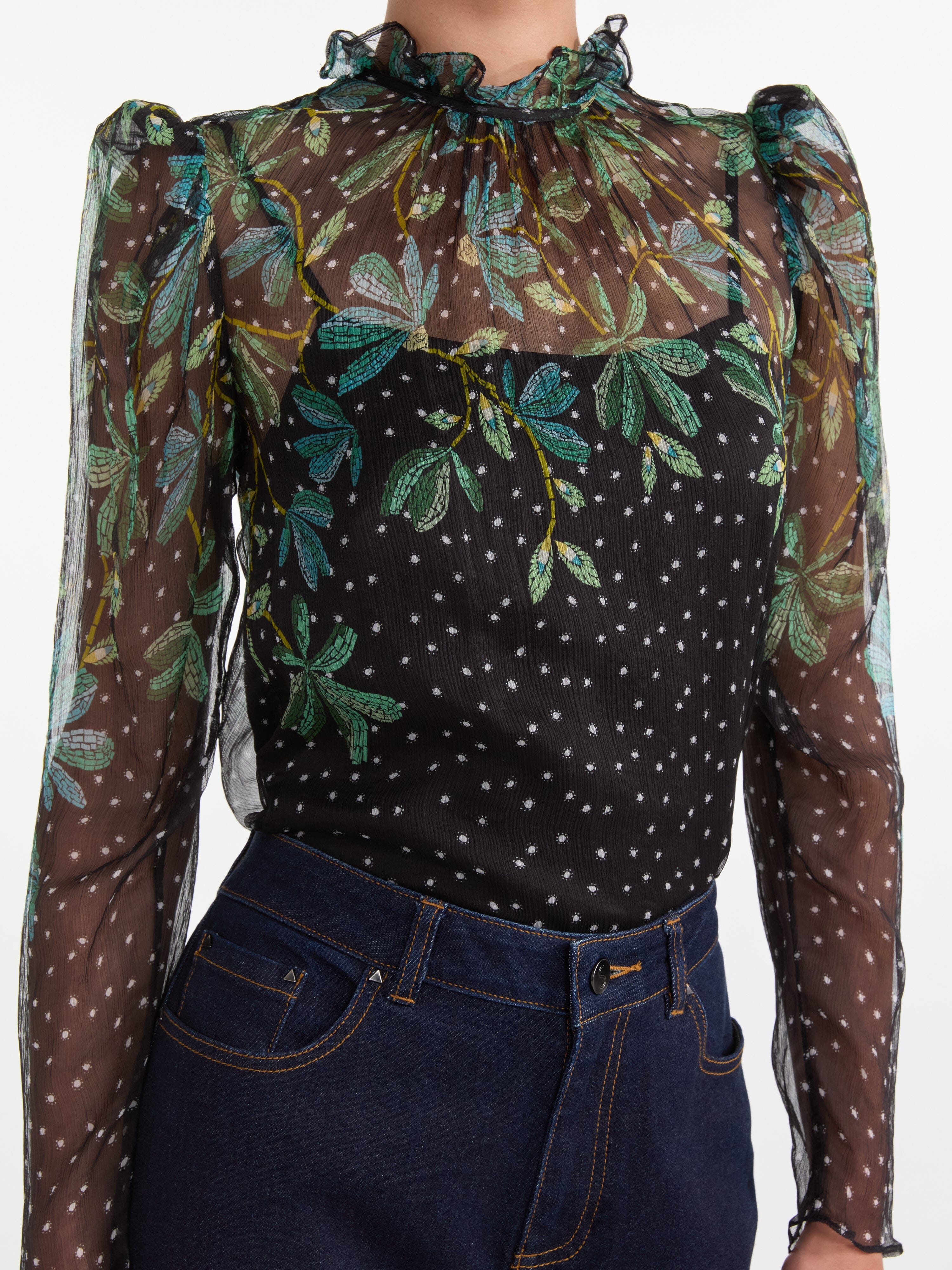Mel B Top in Pelta Topiaria - Image 5