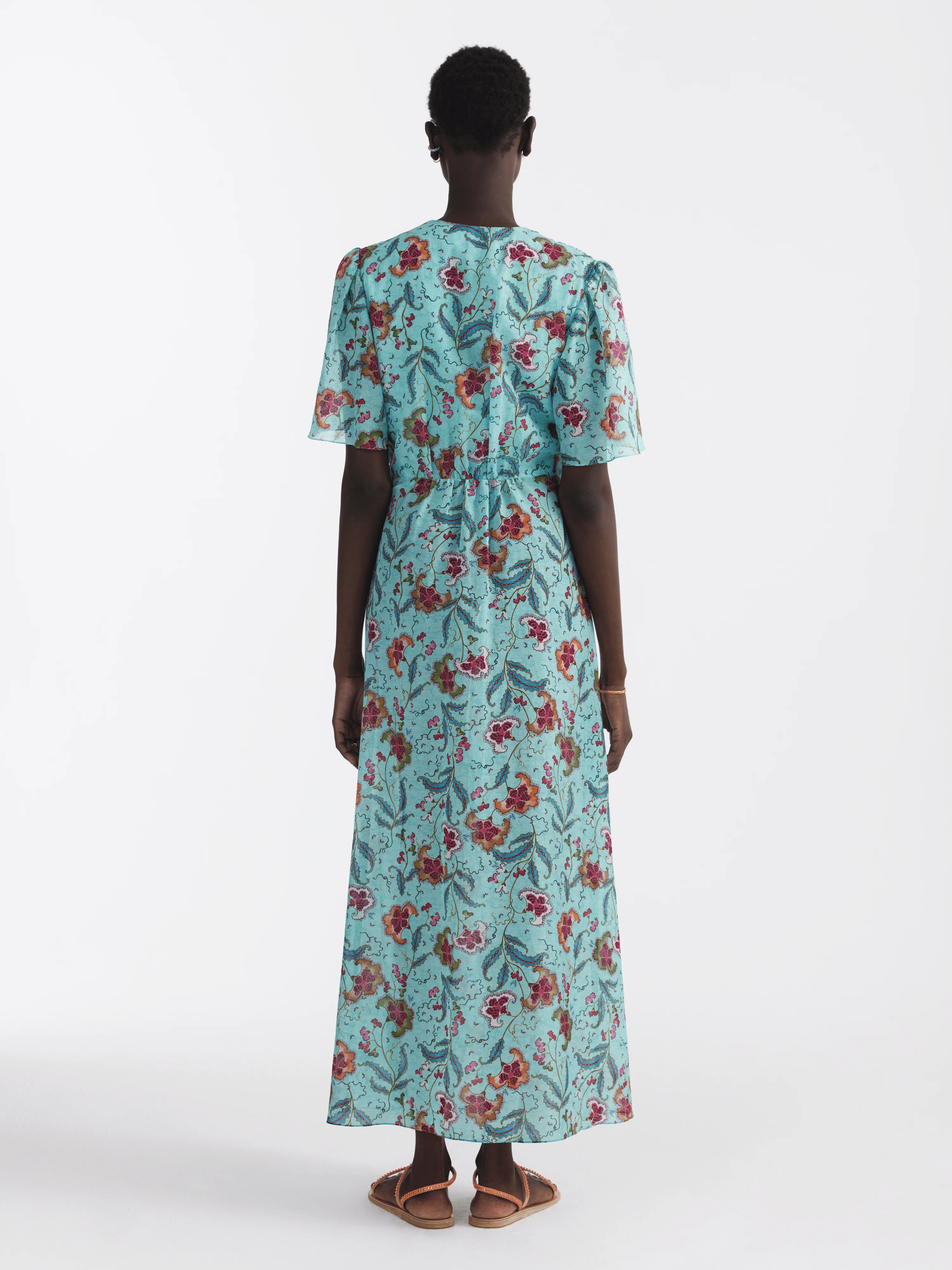 Emmy Dress in Delemare Teal - Image 4