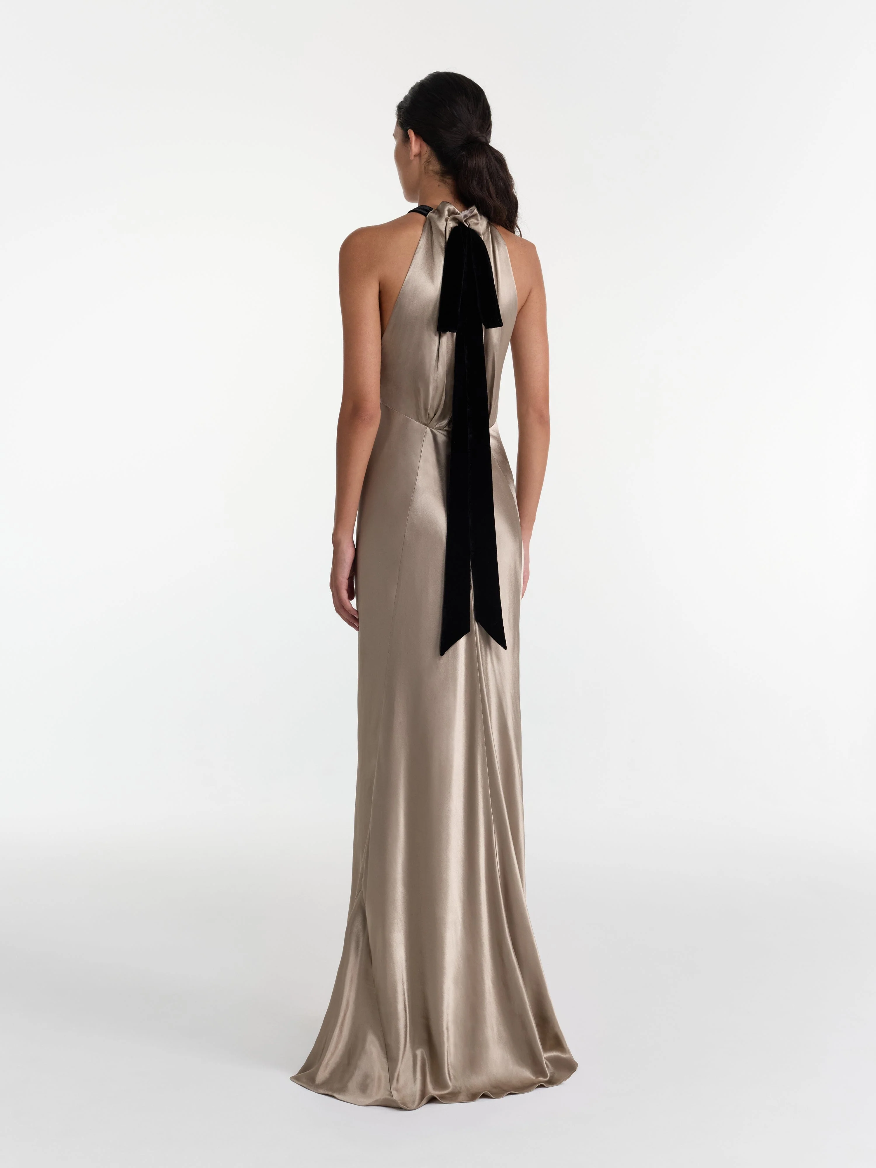 Michelle Dress in Palladium Gold - Image 4