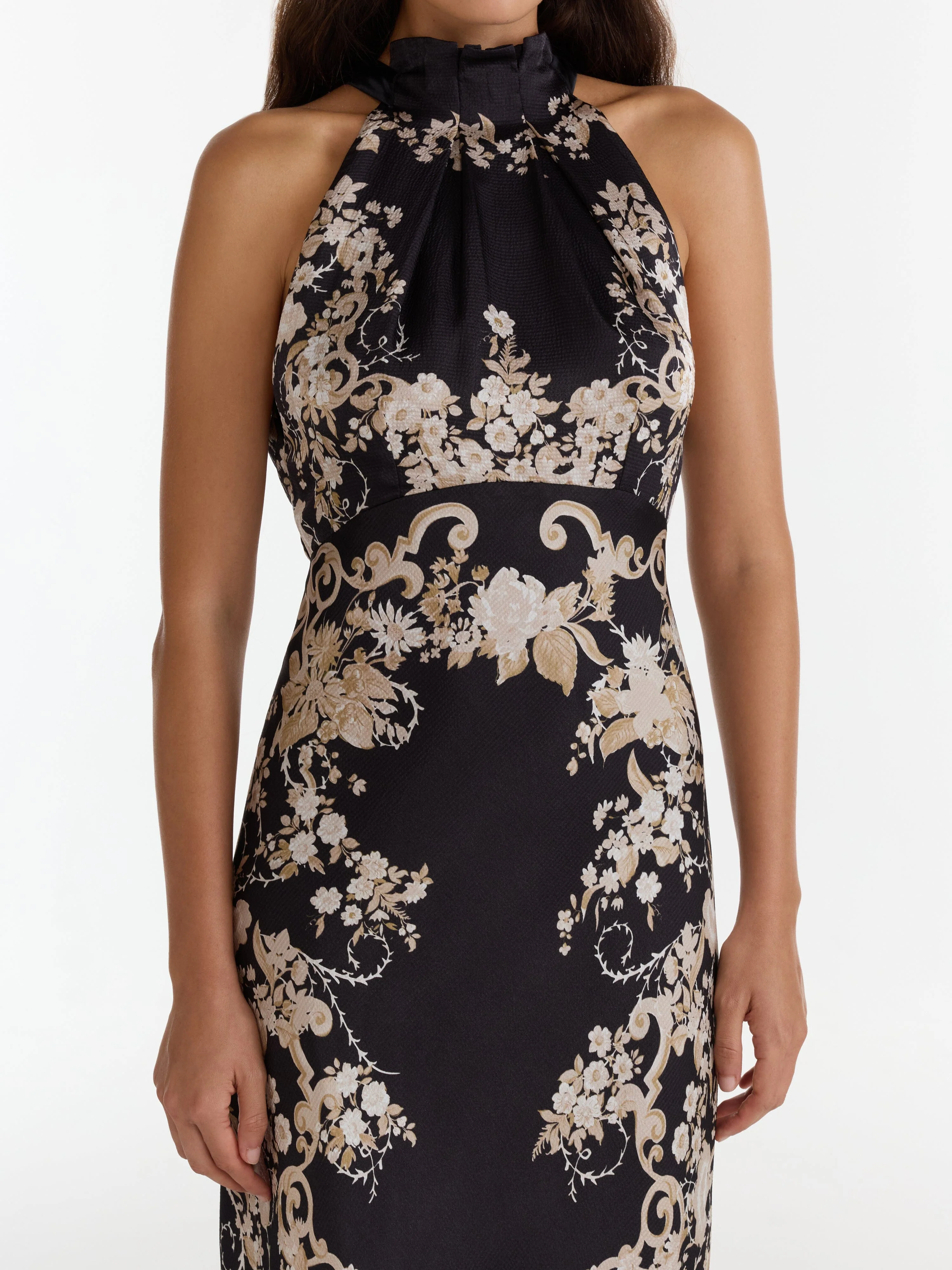 Michelle Midi C Dress in Nerine Noir - Image 5