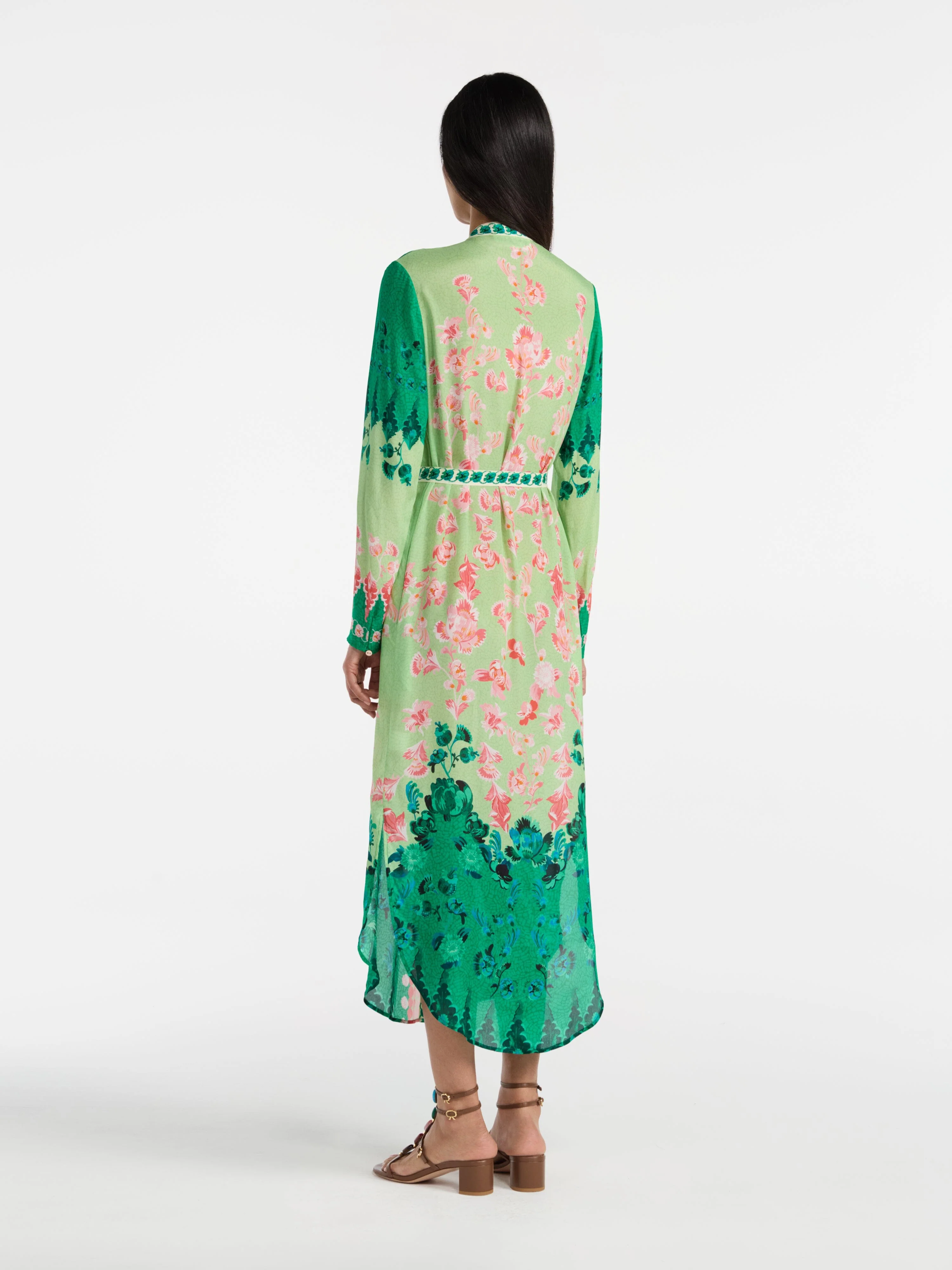 Molly D Dress in Floral Terrazzo - Image 4