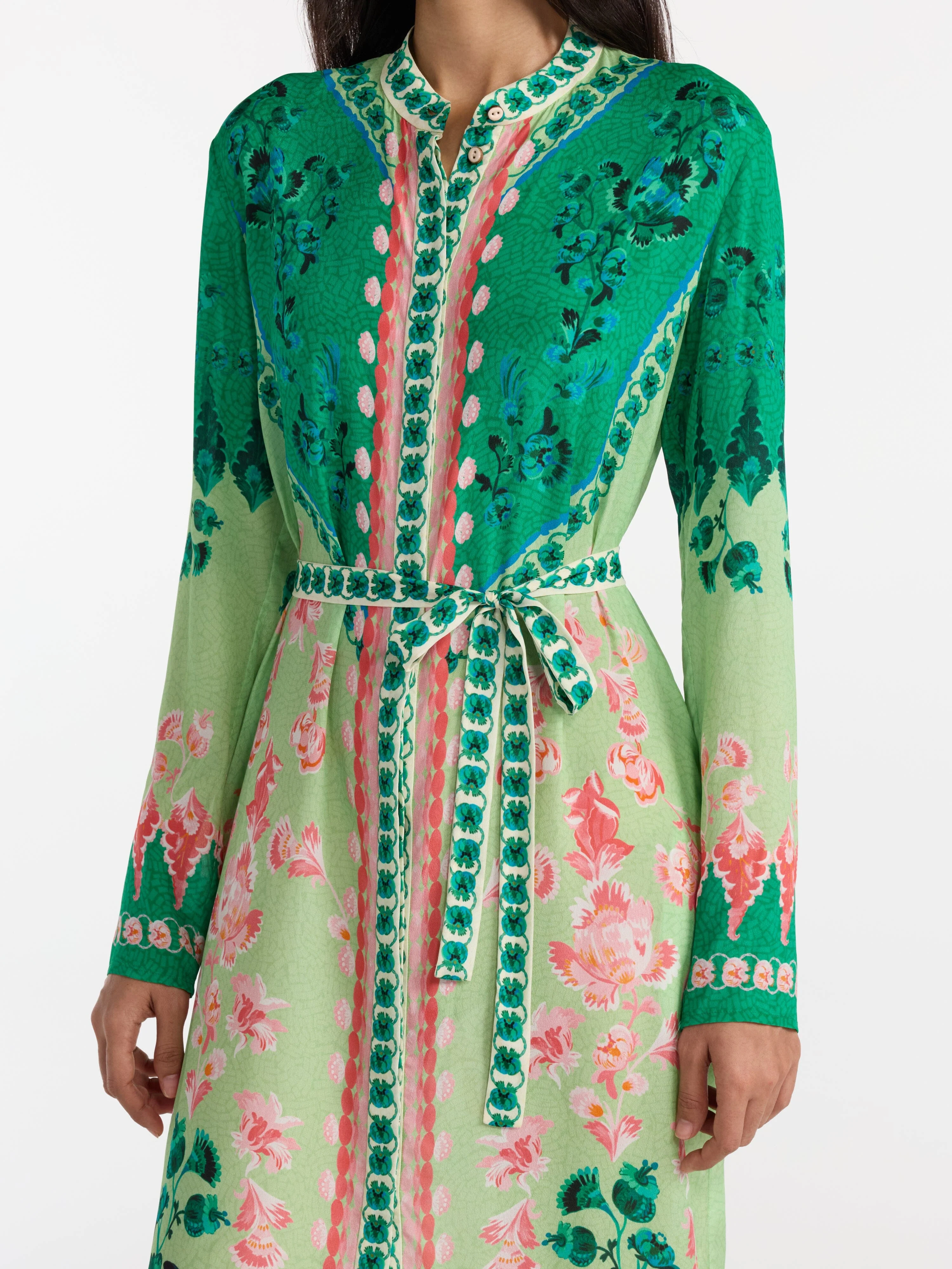 Molly D Dress in Floral Terrazzo - Image 5