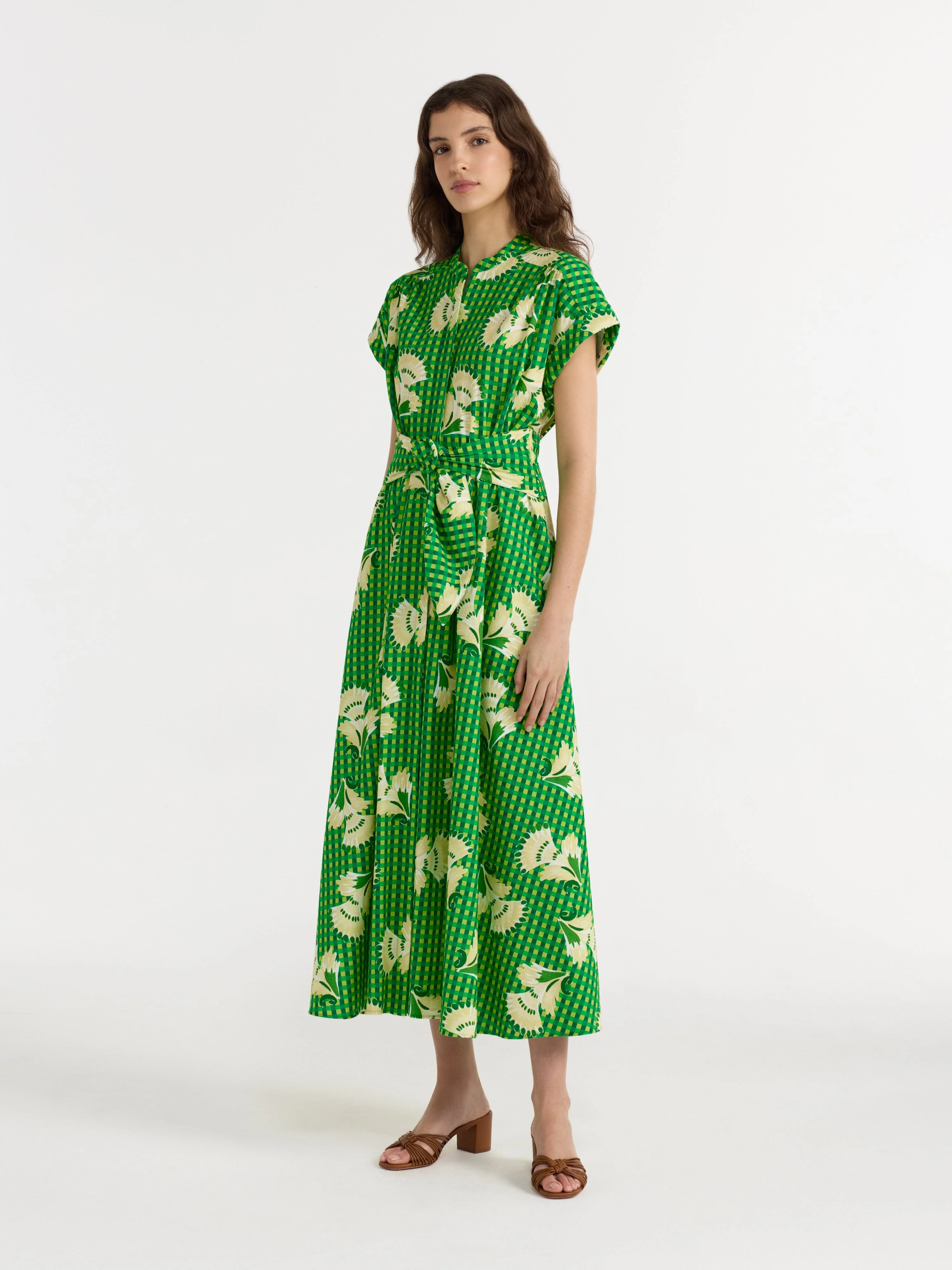 Neesha C Dress in Gingham Bloom - Image 3