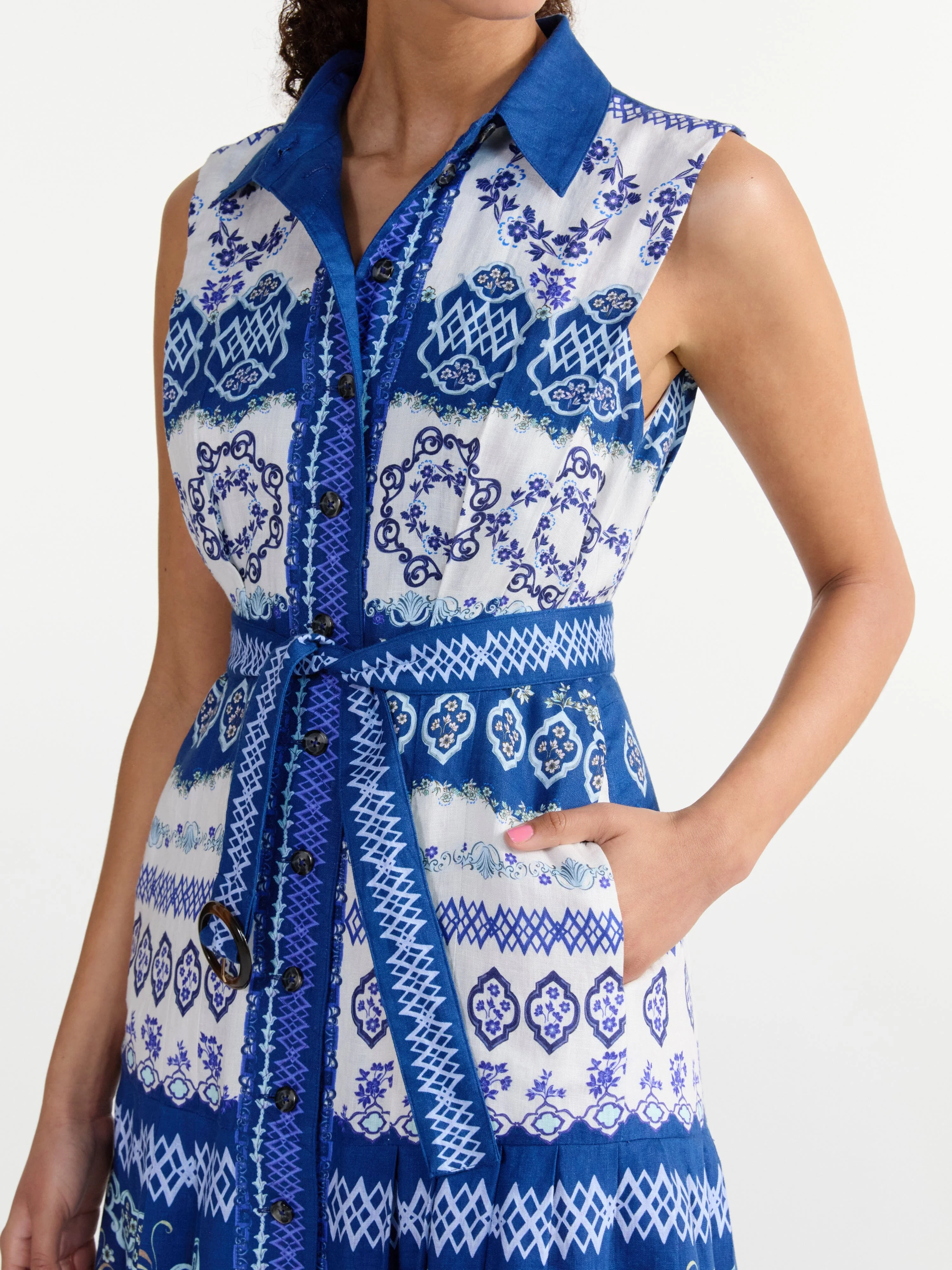 Nya Dress in Riviera - Image 5