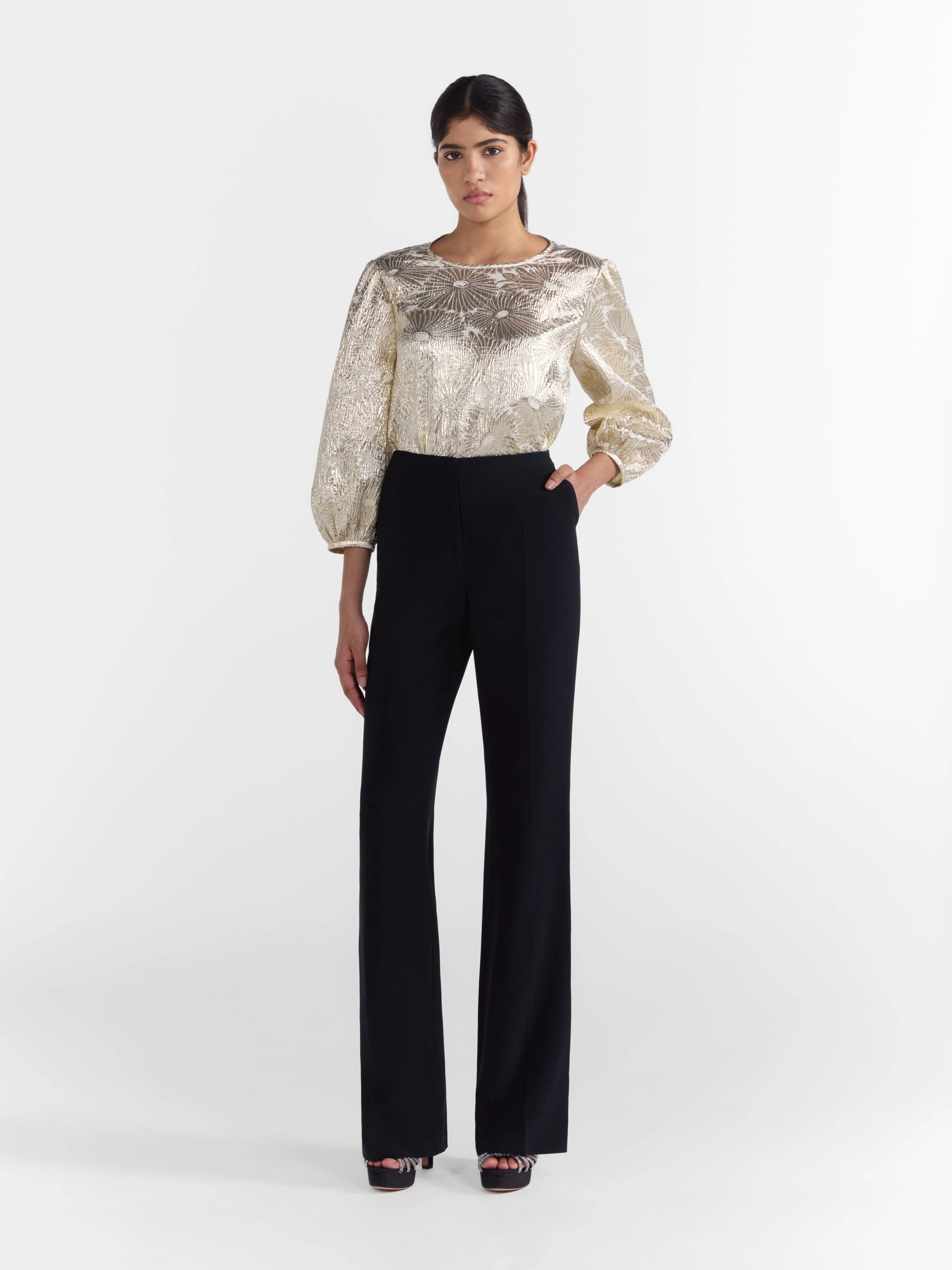 Ozzi Top In Pale Gold - Image 3