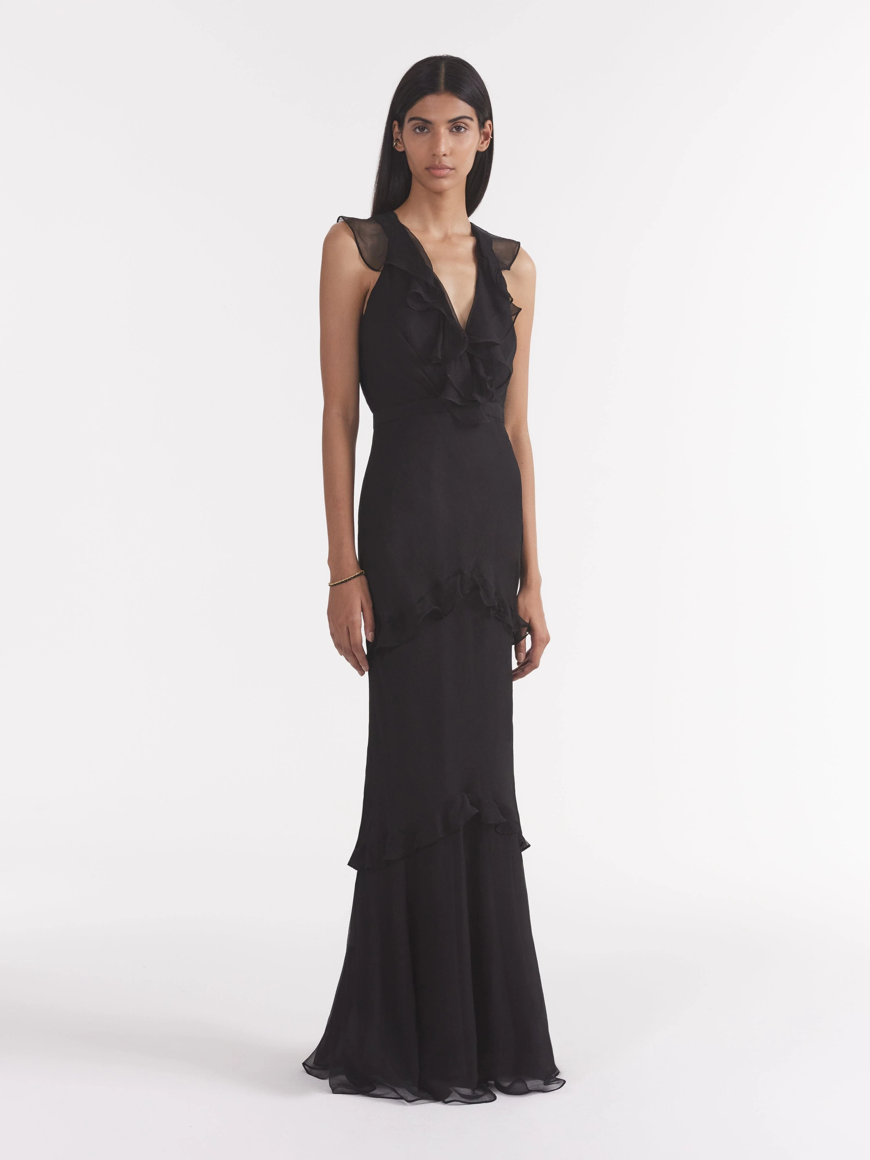 Rita Dress in Black - Image 3