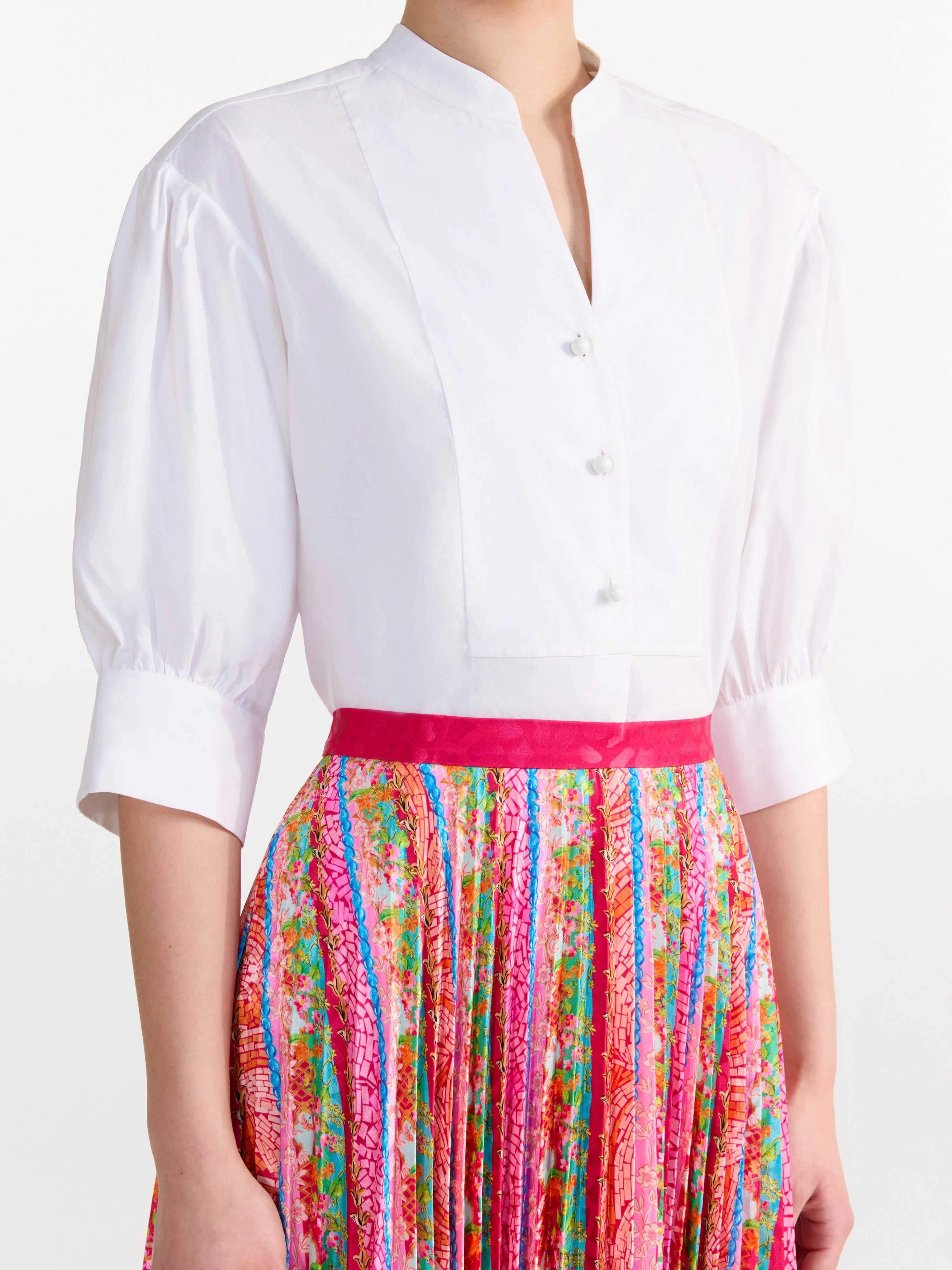 Tavi Shirt in White - Image 5