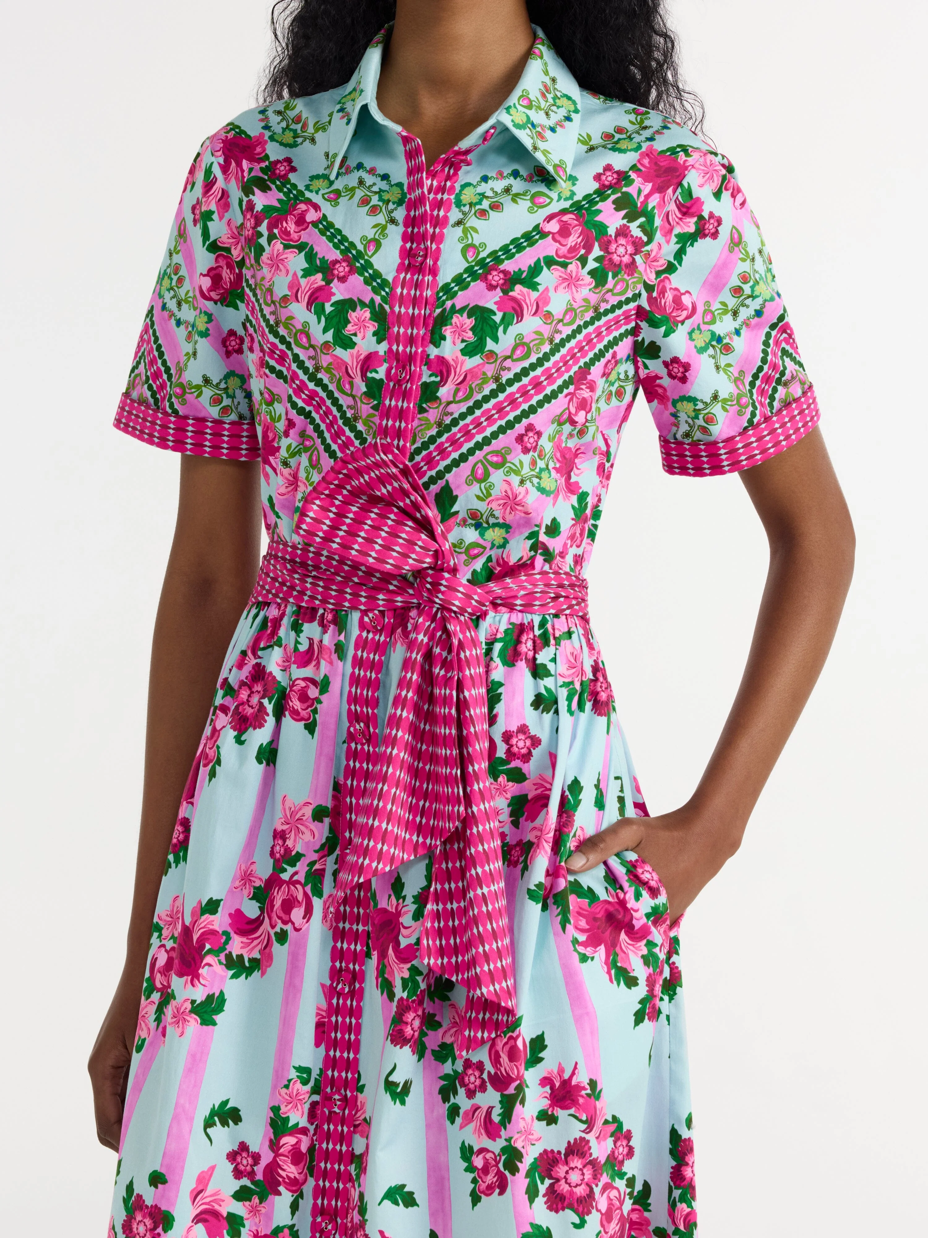 Vivienne Dress in Bellis Ornamental - Image 5