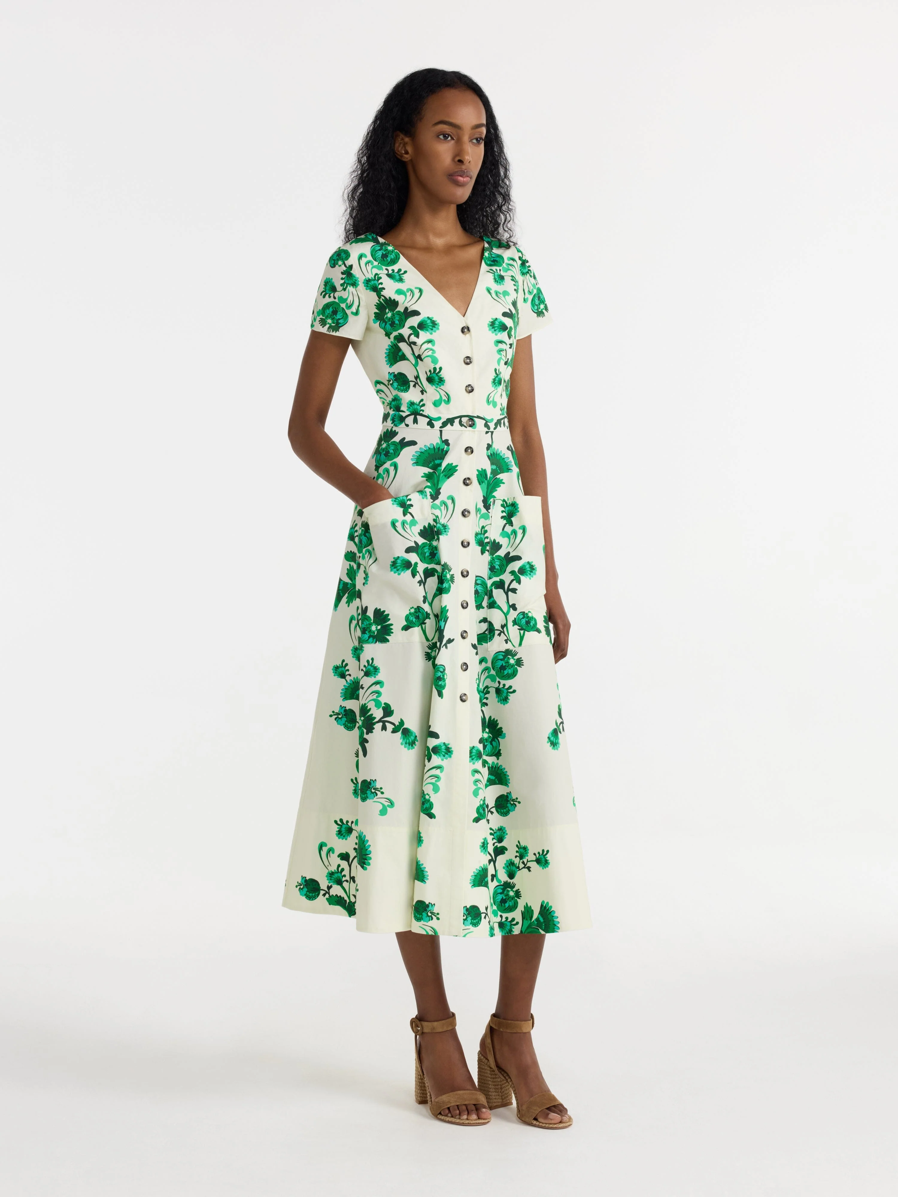 Zoey E Dress in Saffier Vines - Image 3